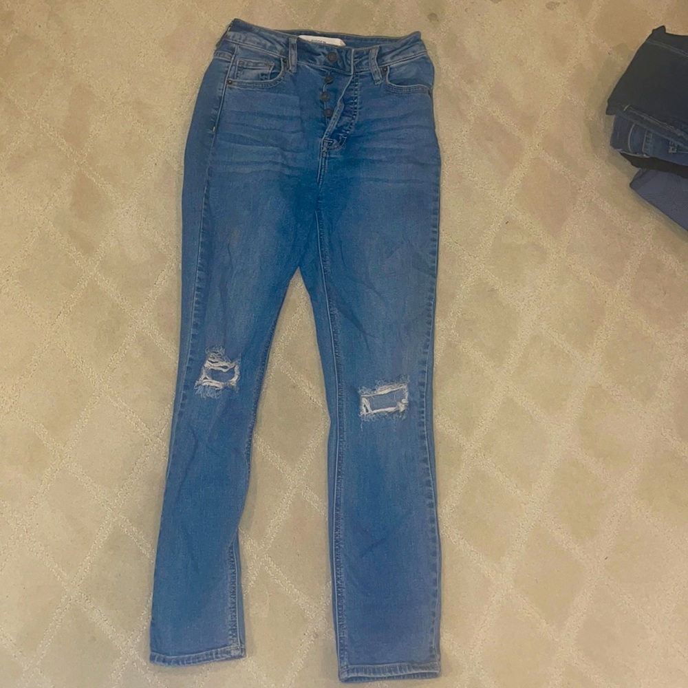 Hidden brand straight leg blue jeans (size 24)